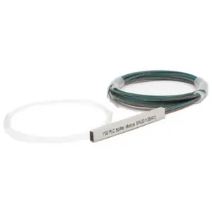 Flash Sale Precision PF1X02PLC-250B-250B-1.5 Bare Fiber PLC Splitters 1x2 PLC Fiber Splitter Steel Tube Bare Fiber 250μm No Connector Singlemode 1.5m