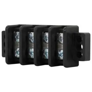 Affordable Bussmann (Eaton) TB300-04 TB300 Series Double Row Terminal Block 30A 600V 4-Pole