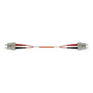 Lynn Electronics SCSCDUPMM-7M Fiber Patch Cable, SC/SC 62.5 OM1 Multimode, 7m Certified