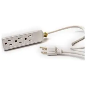 Same Day Shipping Precision PP3P16-PS-3 3 Outlet Power Strip Indoor 3 Prong No Surge