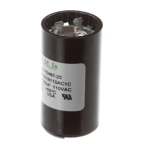 Hobart 00-070487-00025 Capacitor, Motor Start, 110V, 161-193uF Direct From Factory