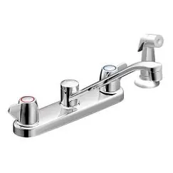 Express Delivery Moen CA40613 Cornerstone Chrome Two-Handle Kitchen Faucet