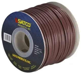 Price Cut Satco 93/131 Lamp & Lighting Bulk Wire 18/2 Spt-1 Brown