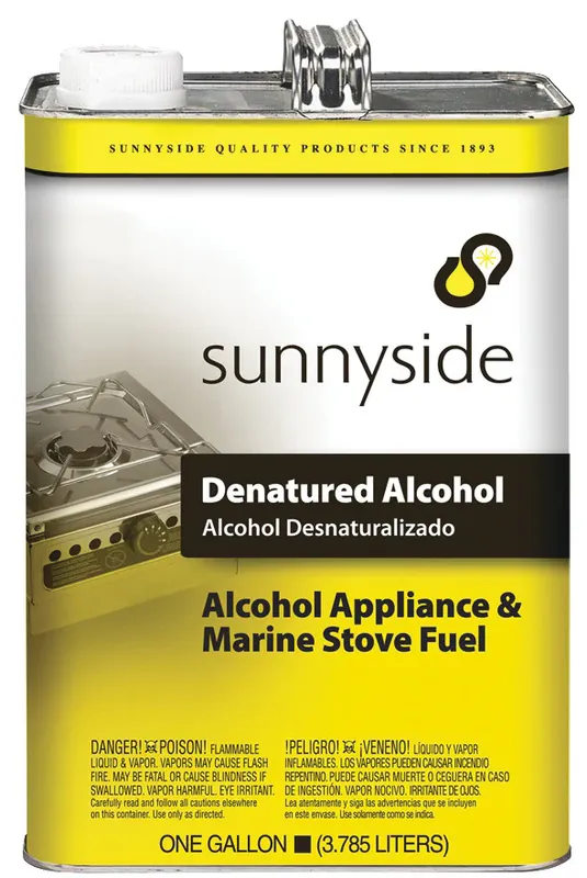 Sunnyside 834G1 Clear Denatured Alcohol Thinner 6/PK Best Choice