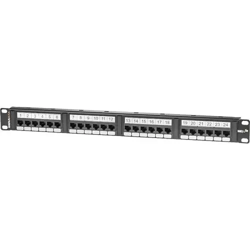 Signamax 24458MDX-C5E 24-Port CAT5e MDX-Series Patch Panel, 1U RMS High Quality