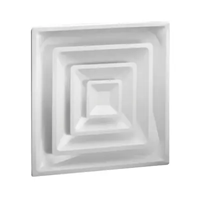 One Day Deal Hart & Cooley FPD3R612W T-Bar Diffuser 4-Way Fixed Pattern