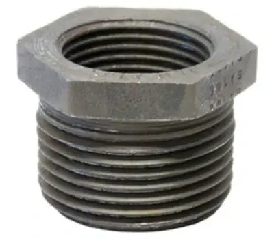 Premium ANVIL 0361336407 4 in. Male x 2-1/2 in. Female Black Forged Steel Hex Reducing Bushing