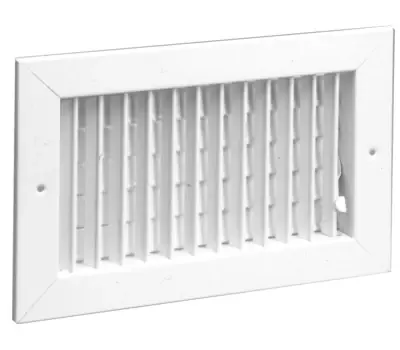 HART & COOLEY 8211004W 10 x 4 in. Single Deflection Register with Multi-Shutter Damper Replacement MPN High Quality
