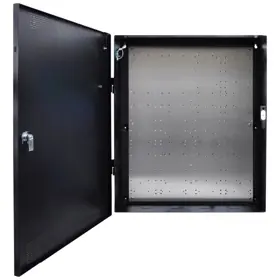 Professional Grade Lifesafty Power E4M-BOXED Up to 8-Doors Enclosure with Mercury-Compatible Backplate