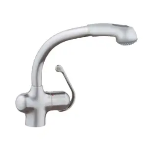 GROHE 33759SD0 Ladylux-Zedra Single-Handle Pull-Out Kitchen Faucet Dual Spray 1.75 GPM Premium