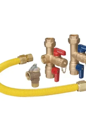 Brasscraft TK3SRB21-24X Service Valve Kit with 24 inches Gas Connector Authentic