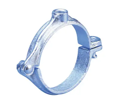 ERICO 4550250EG Electro-Galvanized Cast Iron Split Ring Hanger Pack of 50 Secure Checkout