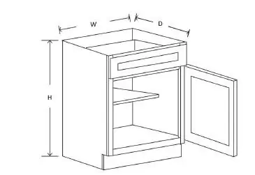 Best Choice WOODBON WS-B18-D BASE CABINET