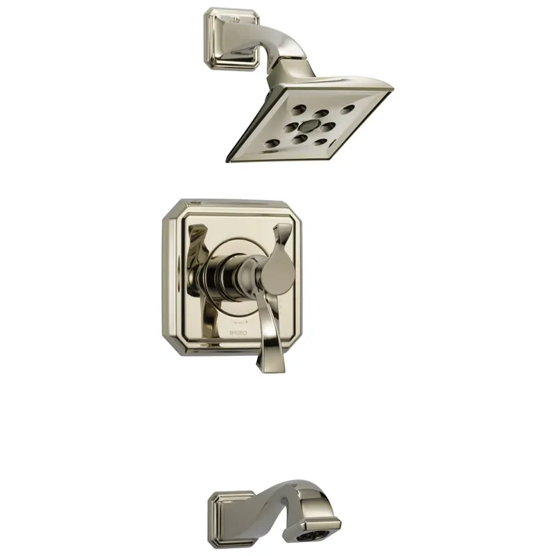 Cheap Brizo T60430-PN Virage One Handle Single Function Bathtub & Shower Faucet